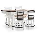 Valebeck Counter Height Dining Table and 4 Barstools - Image 2