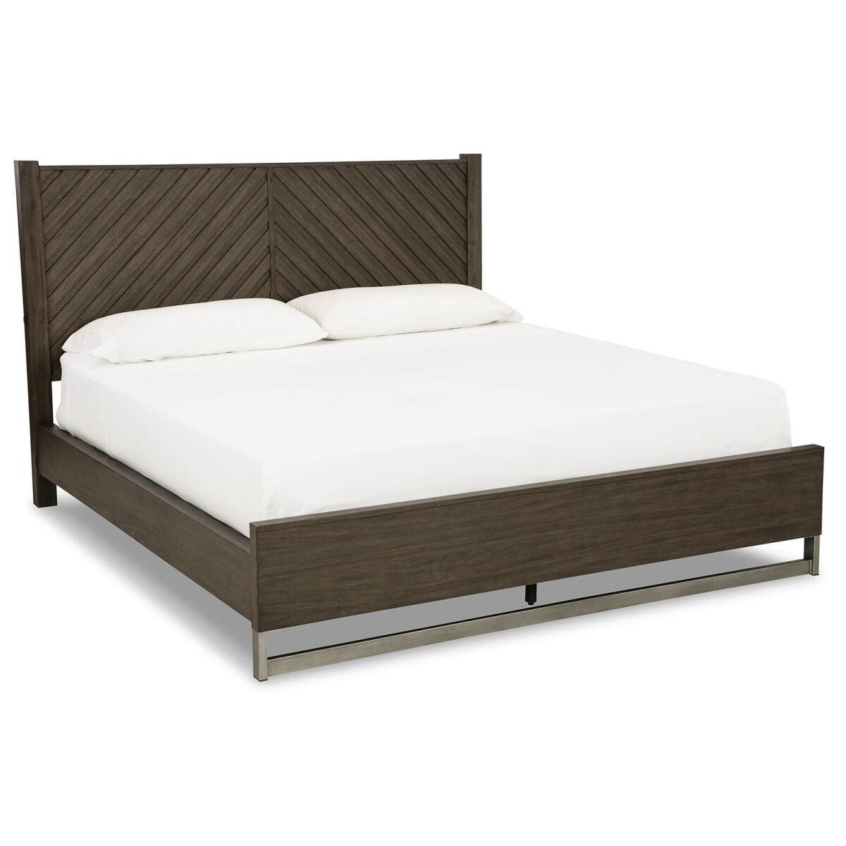 6ed90321c4c4dd31d26cf6a139323047 Arkenton King Panel Bed - Image 1