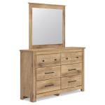 Makidern Twin Panel Bed, Dresser and Mirror - Image 4