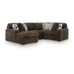 Midnight-Madness 4-Piece Sectional with Chaise