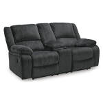 Draycoll Reclining Loveseat with Console