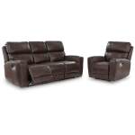 Crossplex Power Reclining Sofa and Power Recliner