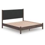 Pamytta King Upholstered Panel Platform Bed - Image 3