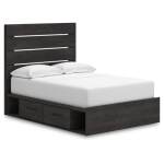 Hollivern Full Panel Bed with Storage - Image 2