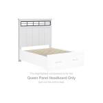 Ashbryn Queen Panel Headboard with Roll Slats - Image 2