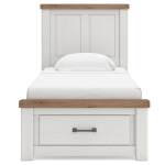Savonport Twin Panel Storage Bed - Image 4