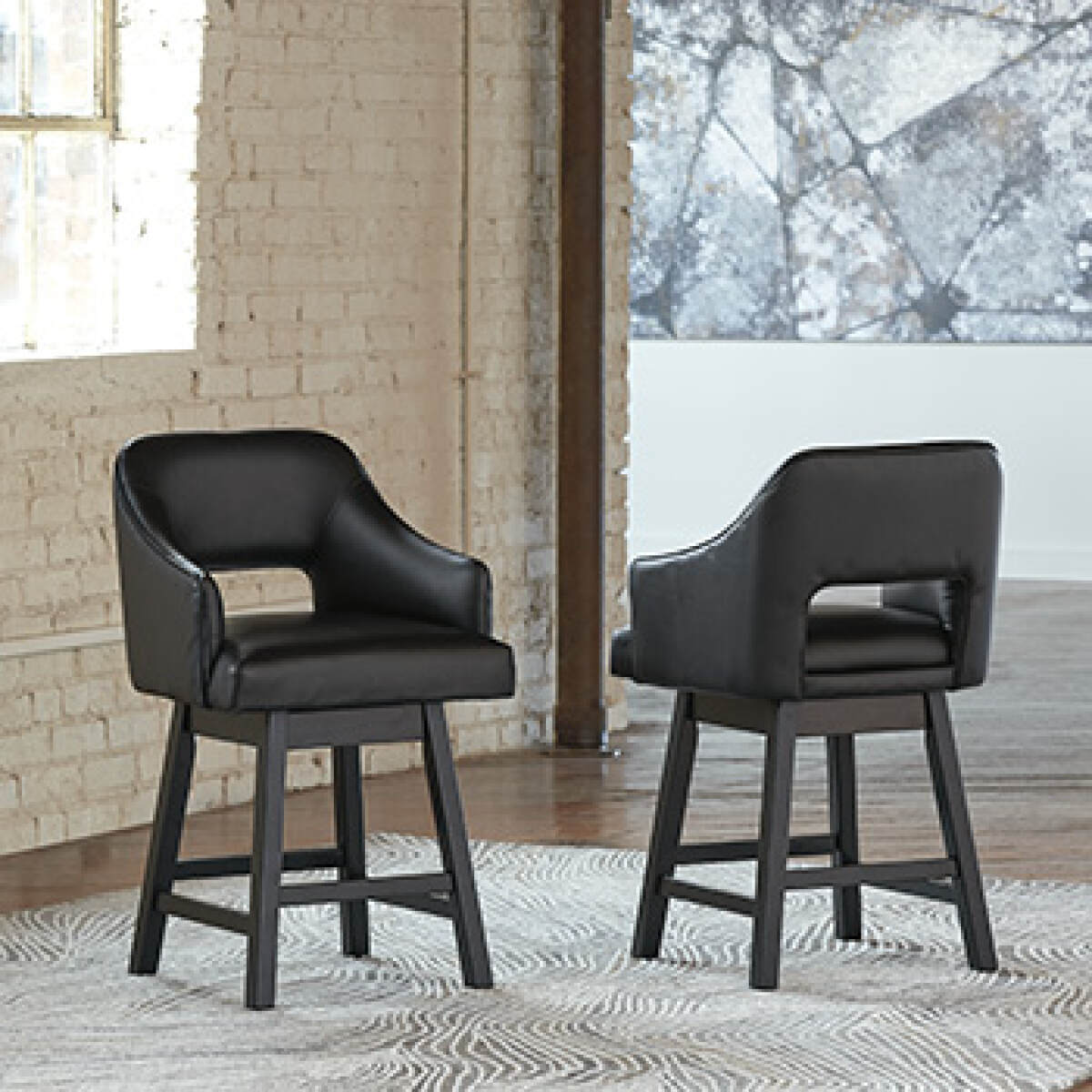 71097683c8ef618338cfdcff25689f00 Tallenger Counter Height Bar Stool (Set of 2) - Image 1