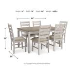 Skempton Dining Table and Chairs (Set of 7) - Image 4