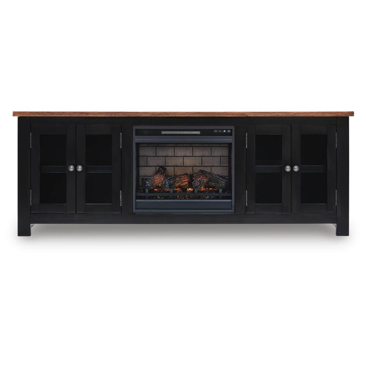 71ae961d83d1a1fd41ad841292d3359e Wildenauer 76" TV Stand with Electric Fireplace - Image 1