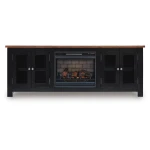 Wildenauer 76" TV Stand with Electric Fireplace