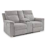 Barnsana Power Reclining Loveseat with Console - Image 2