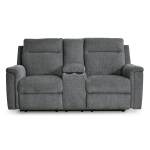 Barnsana Power Reclining Loveseat with Console - Image 6