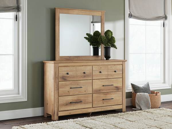 Makidern Twin Panel Bed, Dresser and Mirror - Image 16