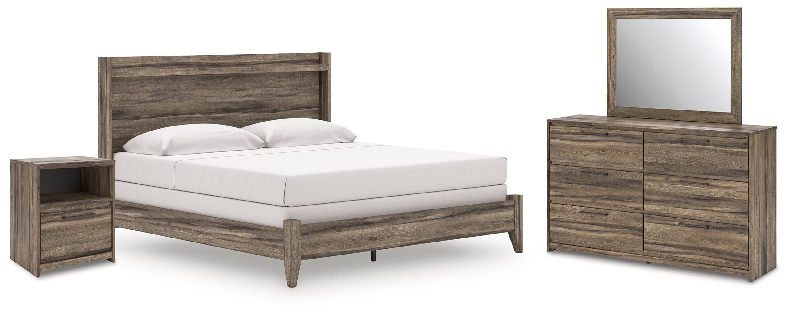 7229ed5ebec30f430cb7c2f727d75867 Elbrim King Panel Bed, Dresser, Mirror and Nightstand - Image 1