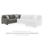 Newellen Left-Arm Facing Sofa with Corner Wedge - Image 3