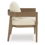 Serene Bay Outdoor Dining Arm Chair with Cushion (Set of 2) - Image 6