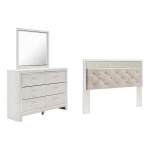 Altyra King Panel Headboard, Dresser and Mirror