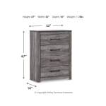 Bronyan Queen Panel Bed, Dresser, Mirror, Chest and 2 Nightstands - Image 9