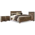 Trinell King Panel Bed, Chest and 2 Nightstands - Image 2
