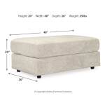 Soletren Sofa, 2 Chairs, and Ottoman - Image 8