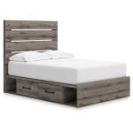 Graystorm Full Panel Storage Bed