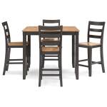 Gesthaven Counter Height Dining Table and 4 Barstools (Set of 5) - Image 4