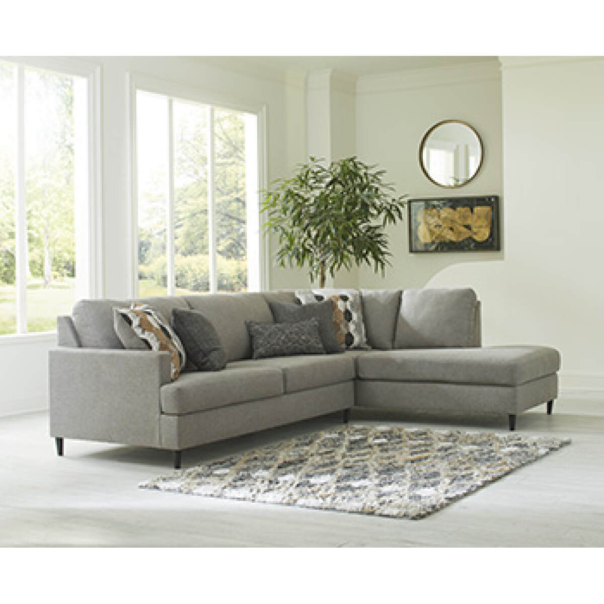 74864e4a74a8ba5273abd6e0d2ea67b1 Santasia 2-Piece Sectional with Chaise - Image 1