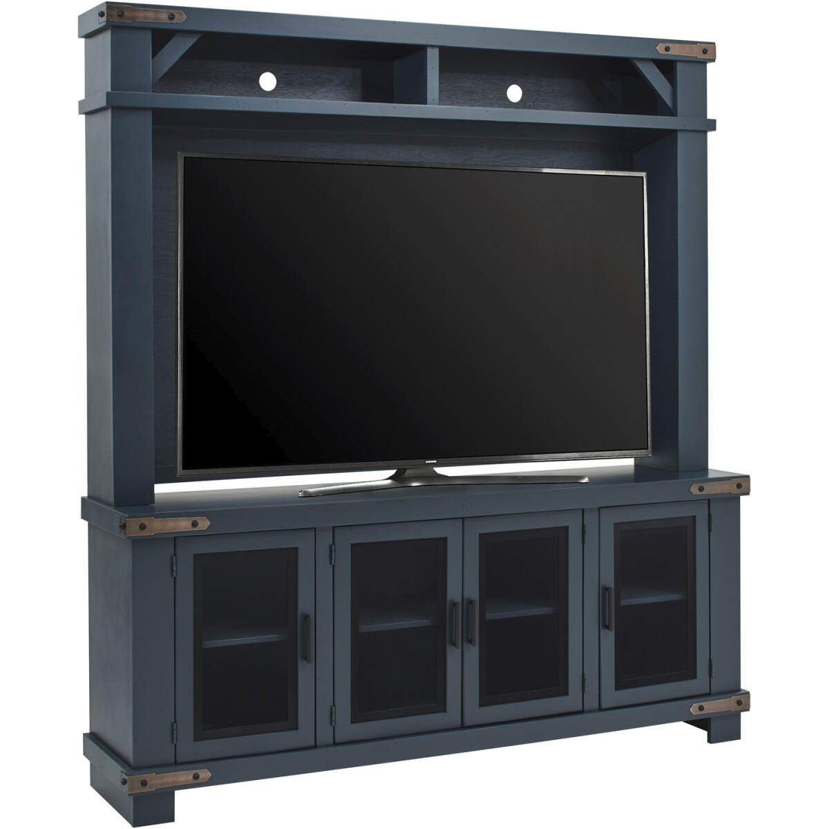 7498c2efc88309f42e79cb5b59bd7123 Sawyer 78" Console & Hutch MOHEMGRP1 - Image 1