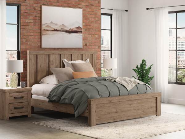 Oliandon King Panel Bed - Image 3