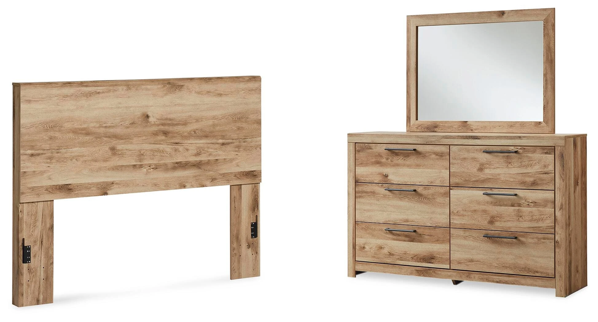 74bf38ad1c06211780816567e9bfb2f1 Hyanna Queen Panel Headboard, Dresser and Mirror - Image 1