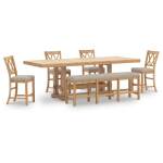 Havonplane Counter Height Extension Dining Table 4 Barstools and Bench - Image 2
