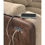 Mixed Motion Power Reclining Sofa - Image 8