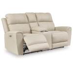 Dahlmoore Power Reclining Loveseat with Console - Image 4
