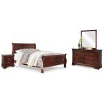 Alisdair Queen Sleigh Bed, Dresser, Mirror, and Nightstand
