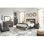Drystan Queen Bookcase Bed with 2 Storage Drawers - Image 6