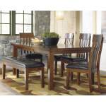 Ralene Dining Table and 4 Chairs and Bench - Image 3