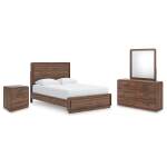Fortlorn Queen Panel Bed, Dresser, Mirror and Nightstand