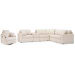 Modmax 6-Piece Sectional and Swivel Glider Recliner
