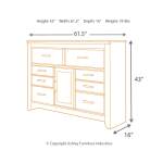 Juararo Queen Poster Bed and Dresser - Image 9