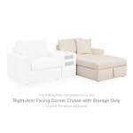 Modmax Right-Arm Facing Corner Chaise with Storage - Image 3