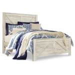 Bellaby Queen Crossbuck Panel Bed and 2 Nightstands - Image 3