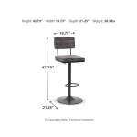 Strumford Bar Height Bar Stool - Image 5