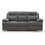 Side-Swipe Reclining Sofa with Drop Down Table - Image 5
