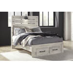 Cambeck Full Panel Bed with 2 Storage Drawers