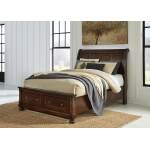 Porter Queen Sleigh Storage Bed, Dresser and Mirror - Image 9