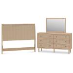 Cielden Queen Panel Headboard, Dresser and Mirror - Image 2