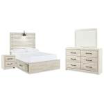 Cambeck Full Panel Bed with Storage, Dresser, Mirror and Nightstand - Image 2