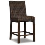 Paradise Trail Outdoor Bar Fire Pit Table with 6 Barstools - Image 12