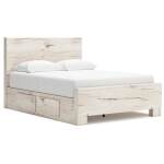 Lawroy Queen Panel Bed with Storage, Dresser and Mirror - Image 11
