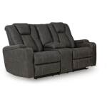 Batavia Pier Glider Reclining Loveseat with Console - Image 2